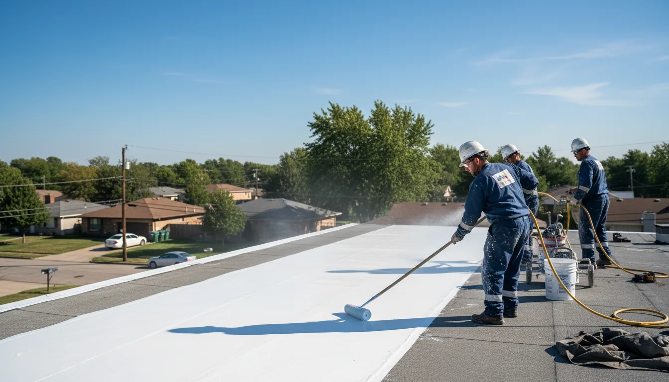 Commercial roof coating in Corunna, MI near me